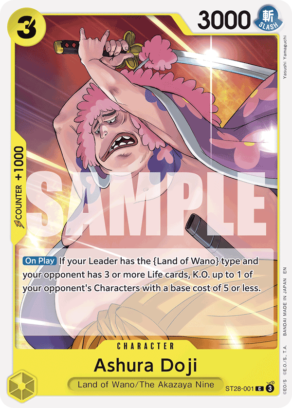 Ashura Doji ST28-001 One Piece card
