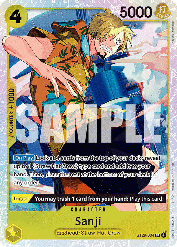 Sanji ST29-004 One Piece card