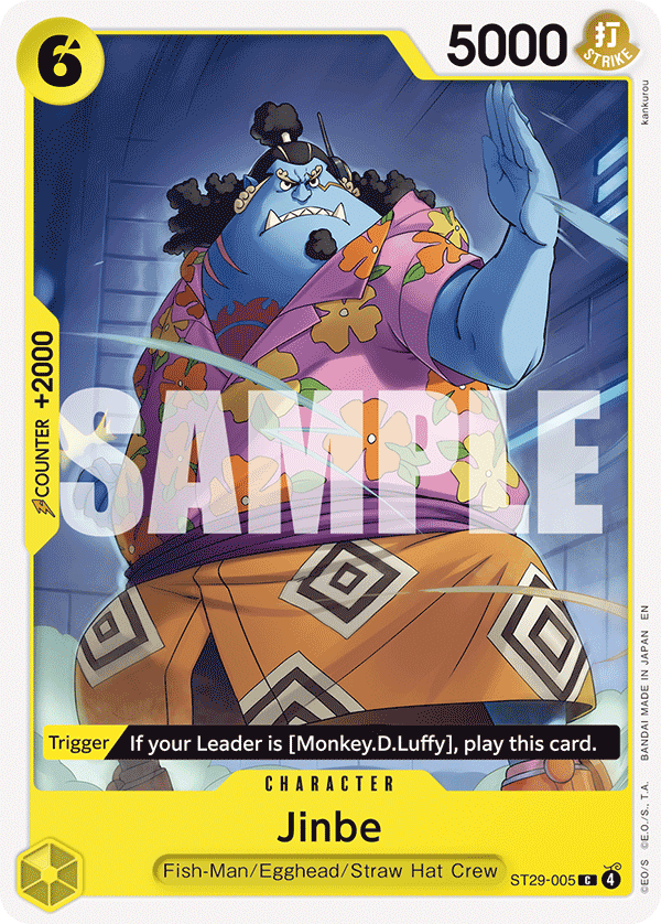 Jinbe ST29-005 One Piece card
