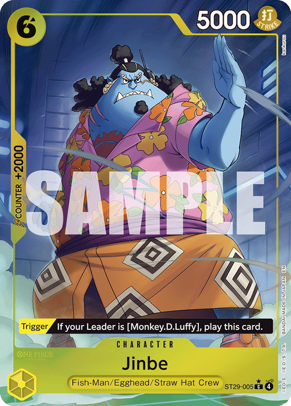 Jinbe (Full Art) ST29-005 One Piece card