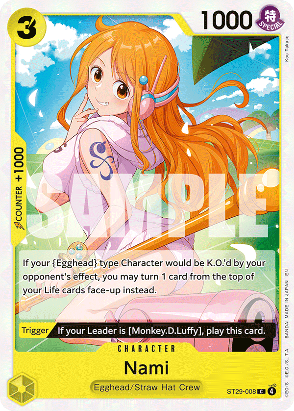 Nami ST29-008 One Piece card