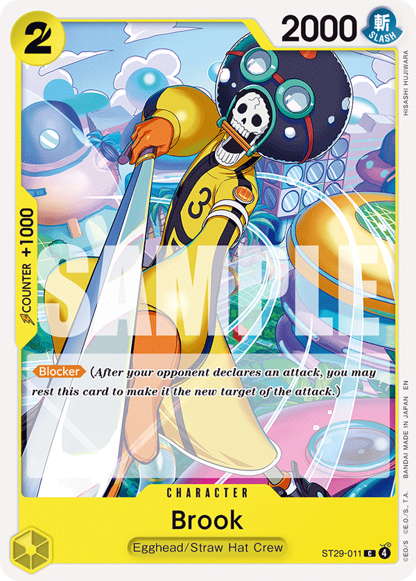 Brook ST29-011 One Piece card