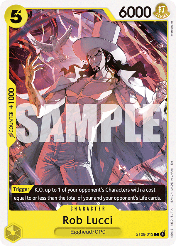 Rob Lucci ST29-013 One Piece card