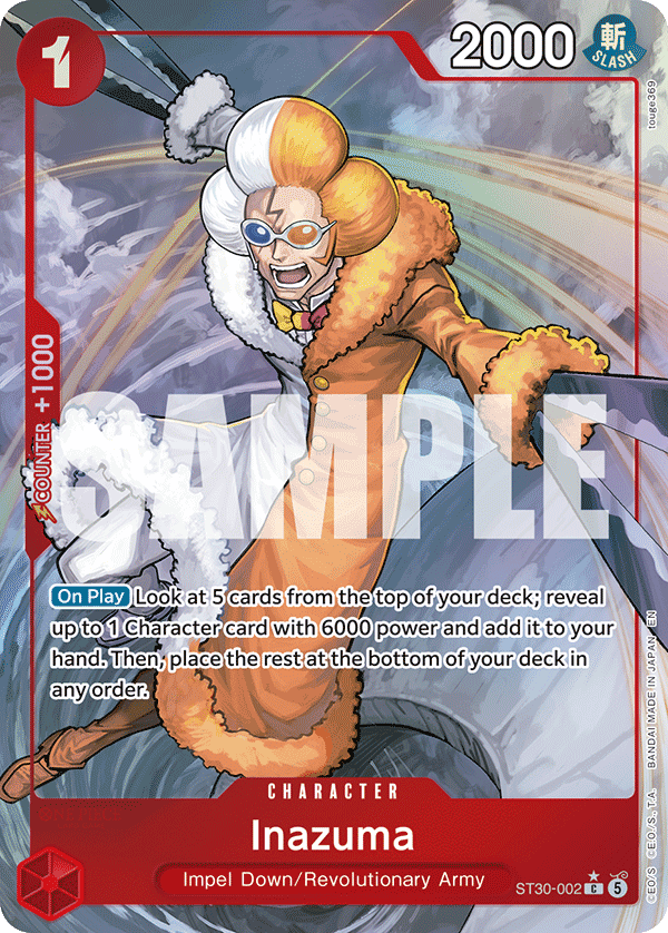 Inazuma (Full Art) ST30-002 One Piece card
