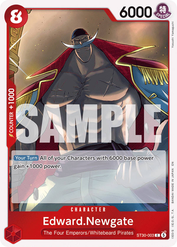 Edward.Newgate ST30-003 One Piece card
