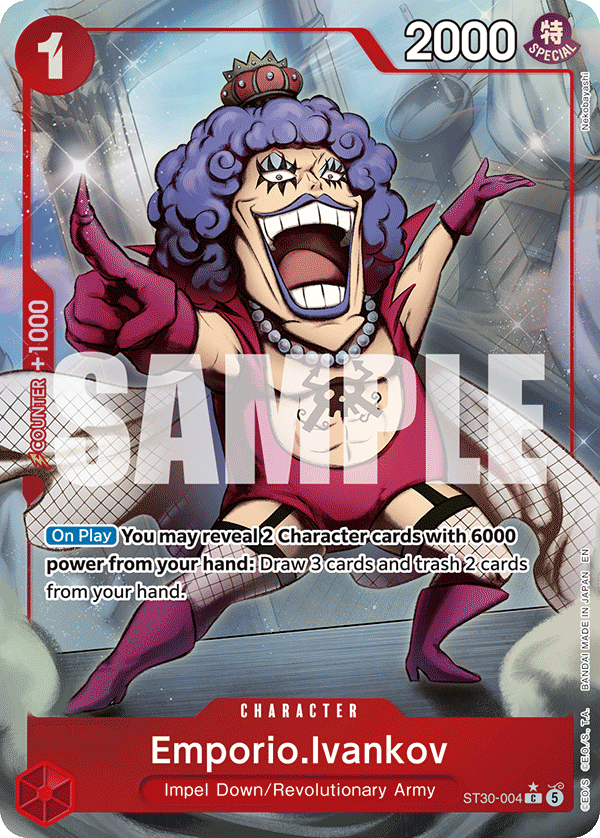 Emporio.Ivankov (Full Art) ST30-004 One Piece card