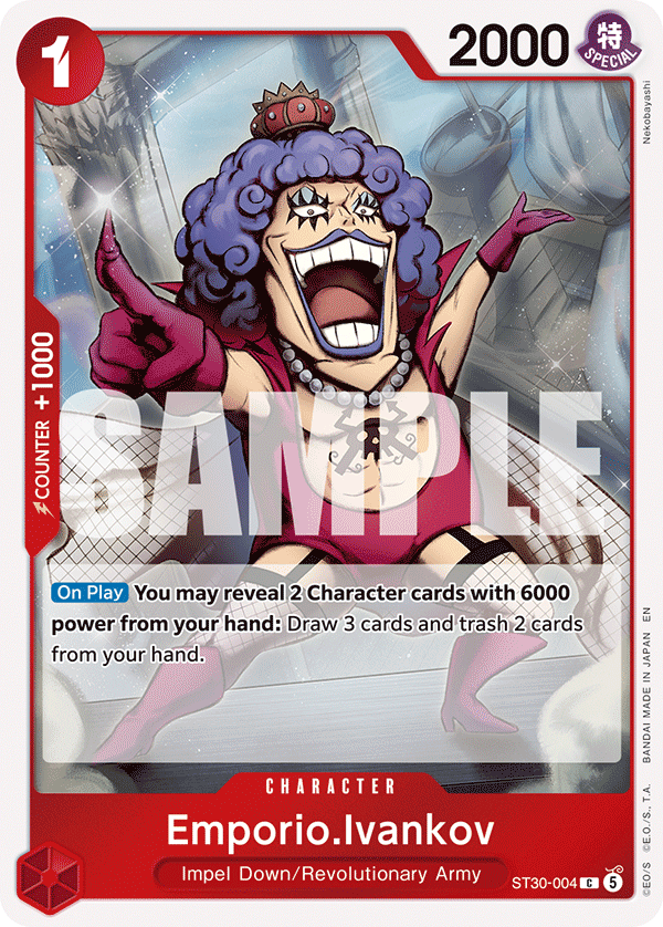 Emporio.Ivankov ST30-004 One Piece card