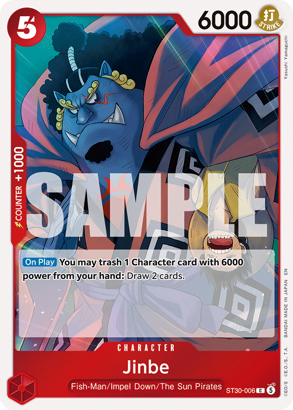 Jinbe ST30-006 One Piece card