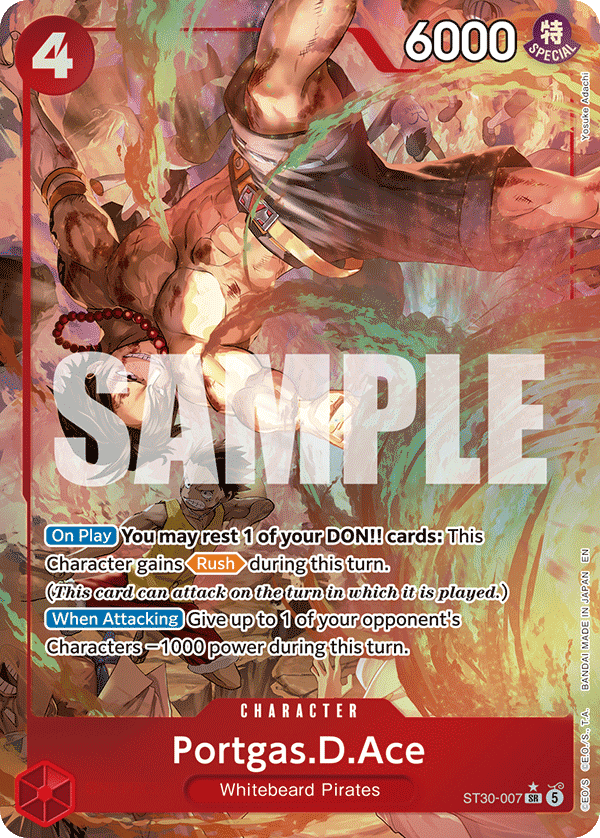 Portgas.D.Ace (007) (Parallel) ST30-007 One Piece card