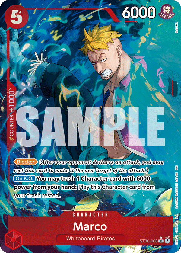 Marco (Full Art) ST30-008 One Piece card