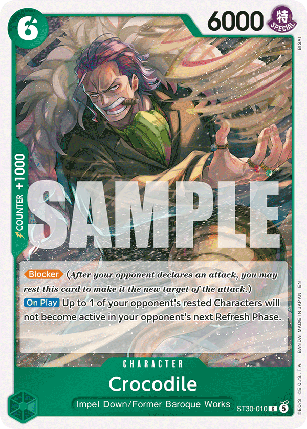 Crocodile ST30-010 One Piece card