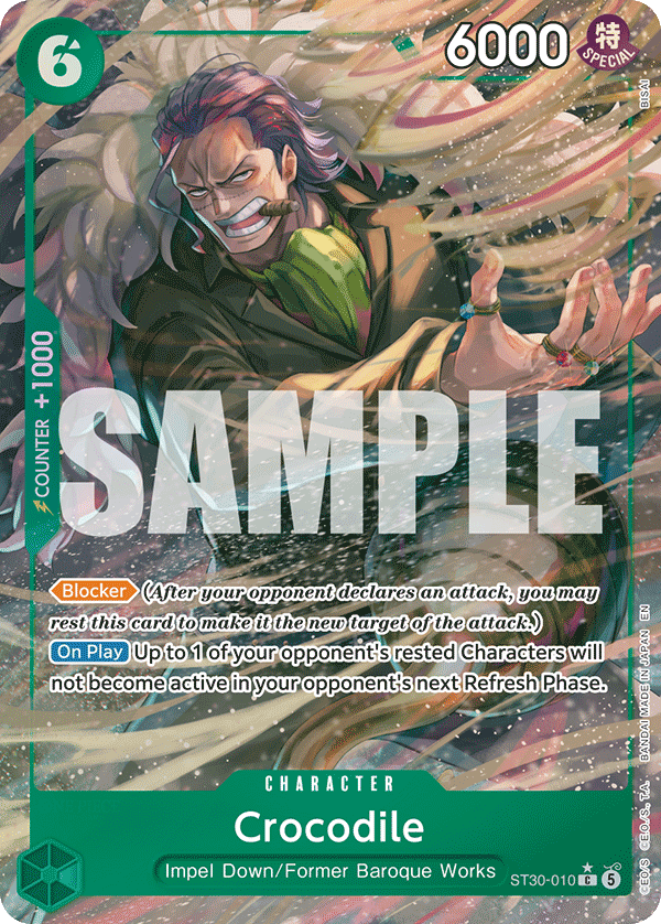 Crocodile (Full Art) ST30-010 One Piece card