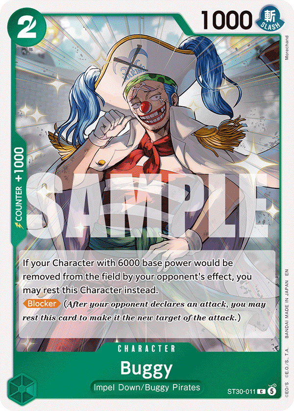 Buggy ST30-011 One Piece card
