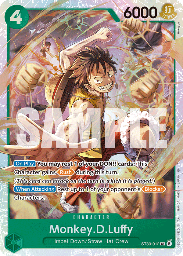 Monkey.D.Luffy ST30-012 One Piece card