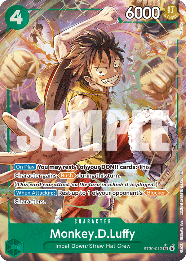 Monkey.D.Luffy (Parallel) ST30-012 One Piece card