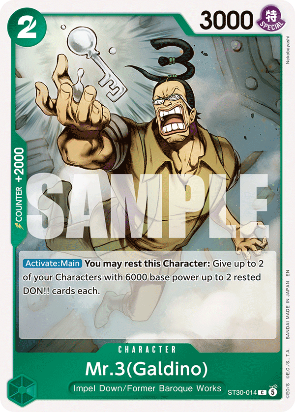 Mr.3(Galdino) ST30-014 One Piece card