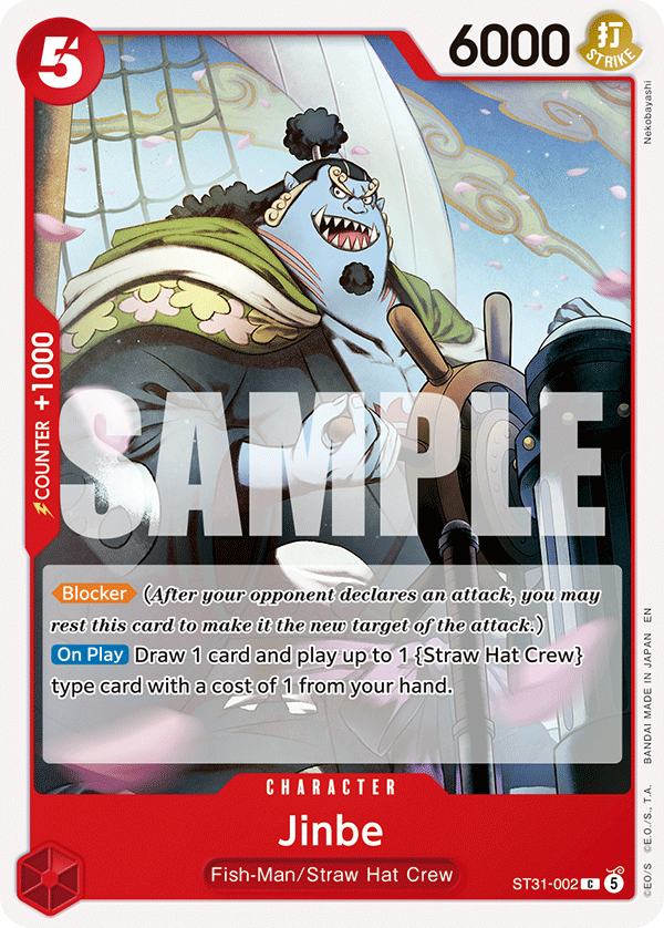 Jinbe ST31-002 One Piece card