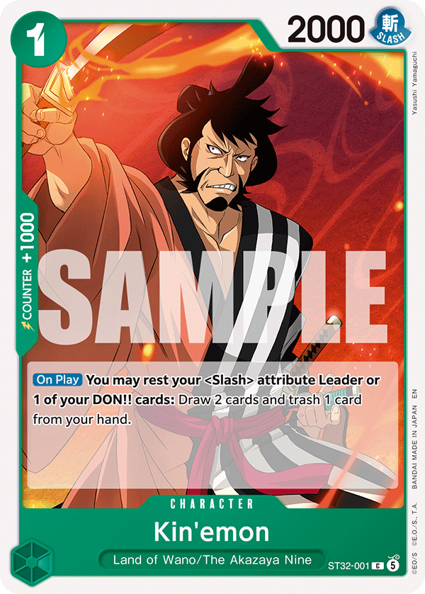 Kin'emon ST32-001 One Piece card
