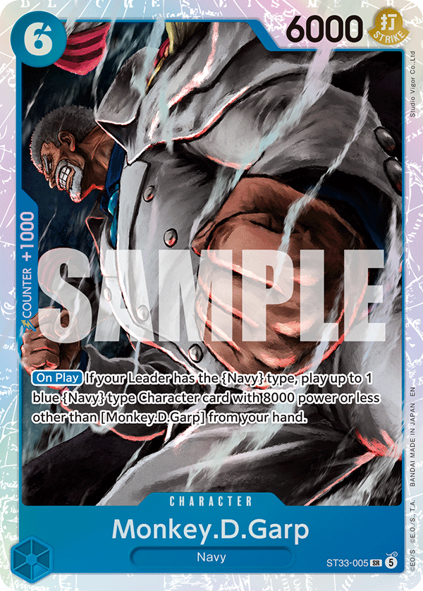 Monkey.D.Garp ST33-005 One Piece card