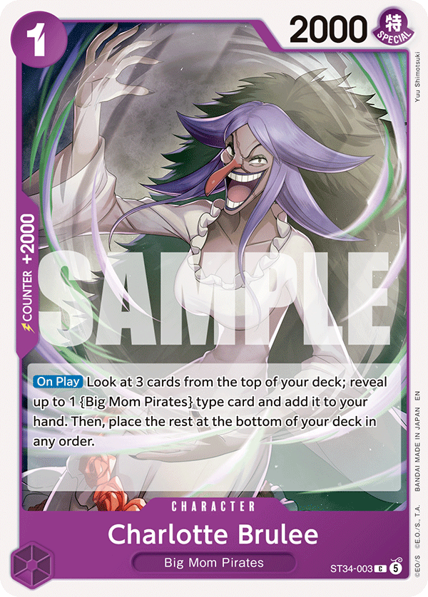 Charlotte Brulee ST34-003 One Piece card