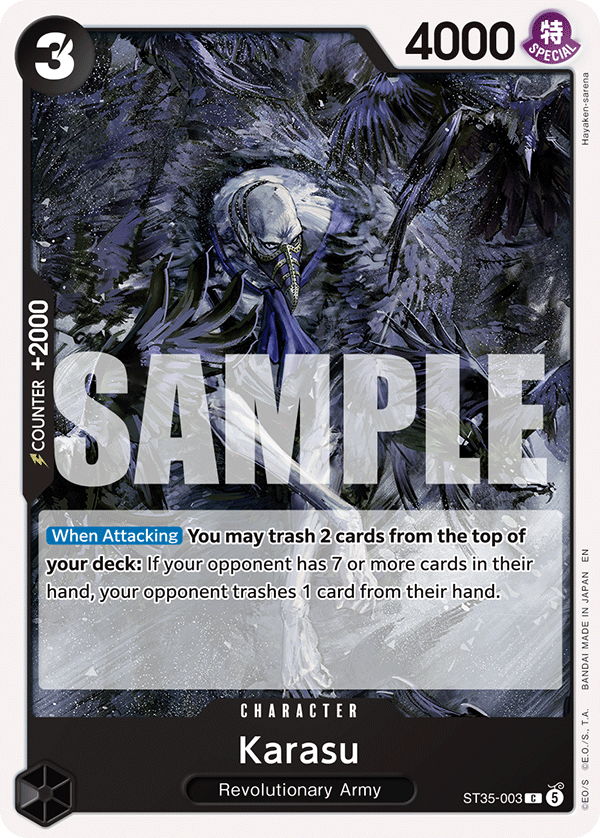 Karasu ST35-003 One Piece card