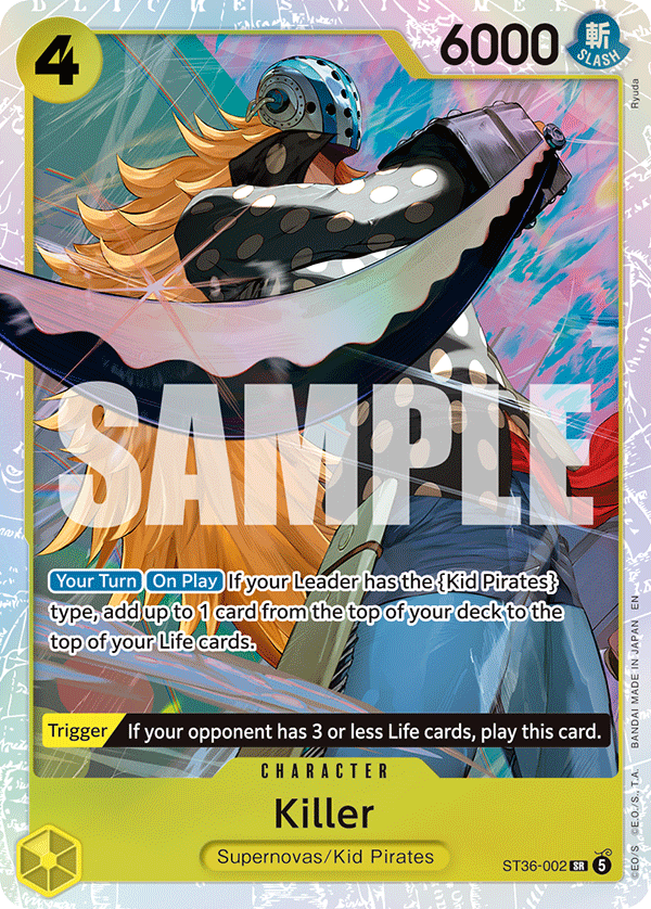 Killer ST36-002 One Piece card