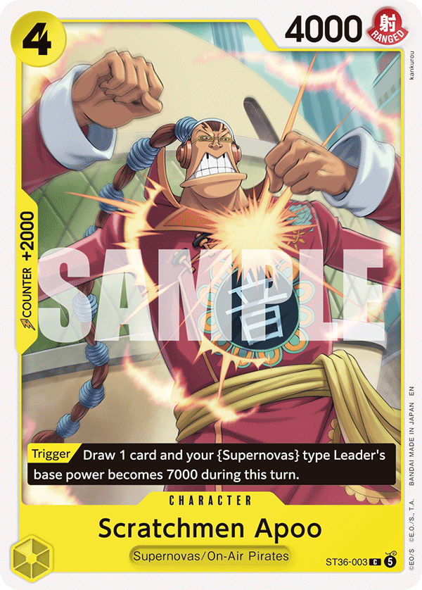 Scratchmen Apoo ST36-003 One Piece card