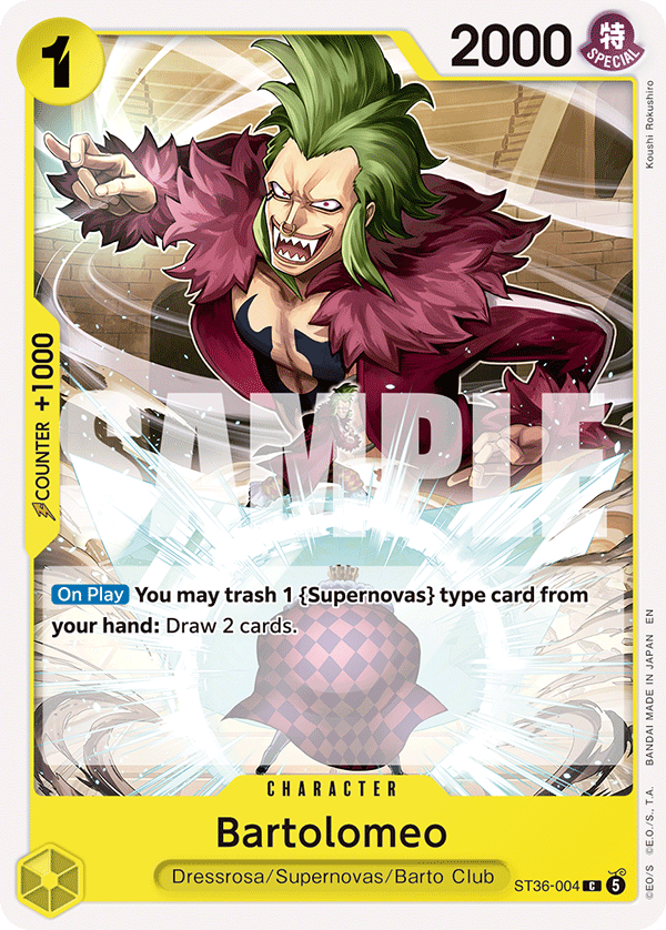Bartolomeo ST36-004 One Piece card