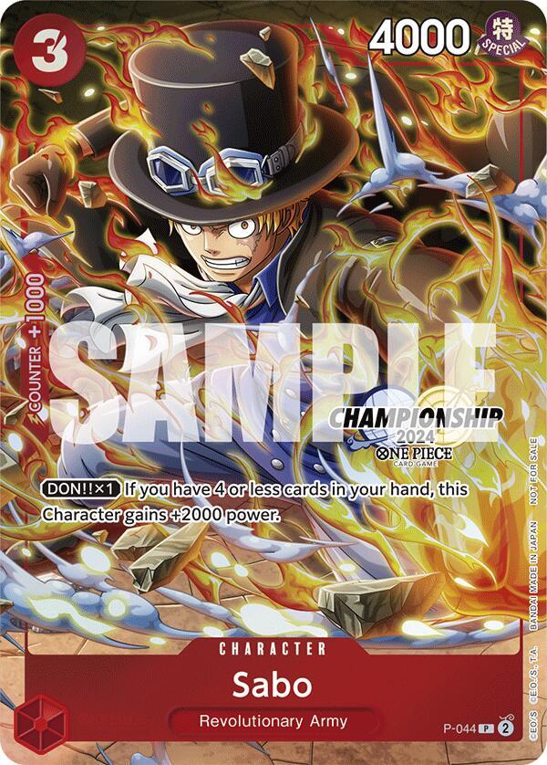 Sabo (CS 2024 Event Pack Finalist) P-044 One Piece card