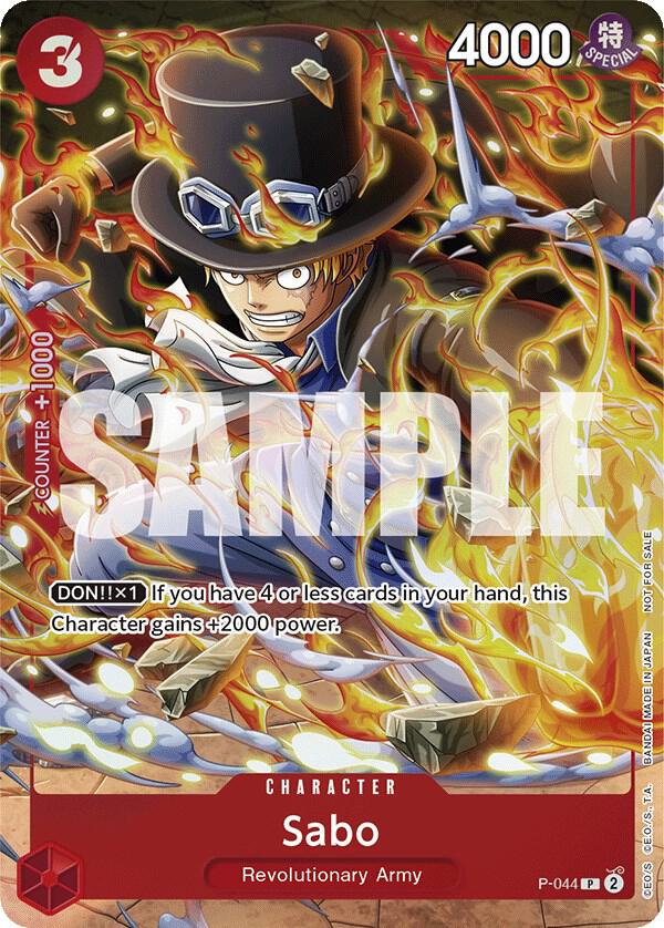 Sabo (Event Pack Vol. 4) P-044 One Piece card