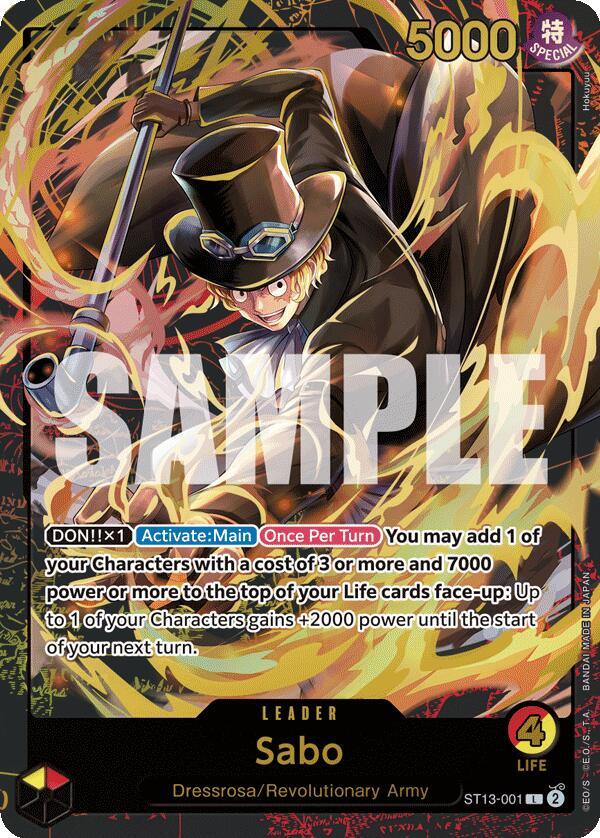 Sabo (Premium Card Collection -Leader Collection-) ST13-001 One Piece card
