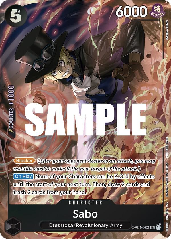Sabo (Sealed Battle 2023 Vol. 1) OP04-083 One Piece card