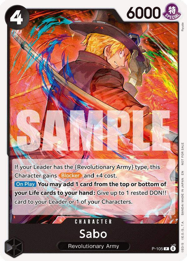 Sabo (Store Tournament 2025 Vol. 4) P-105 One Piece card