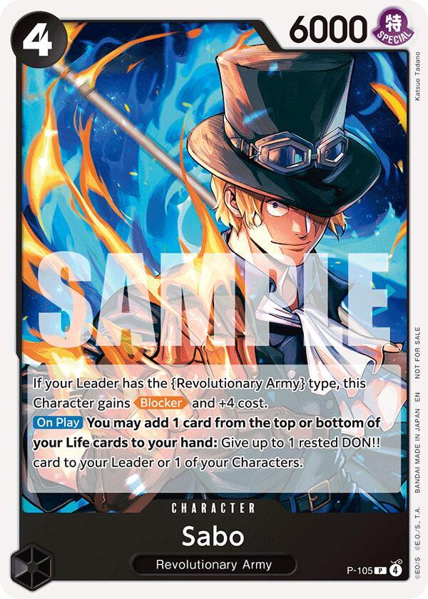 Sabo (Tournament Pack 2026 Vol. 2) P-105 One Piece card