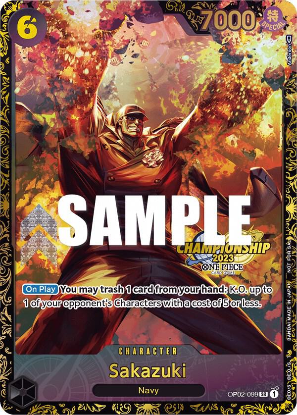Sakazuki (Championship 2023) OP02-099 One Piece card