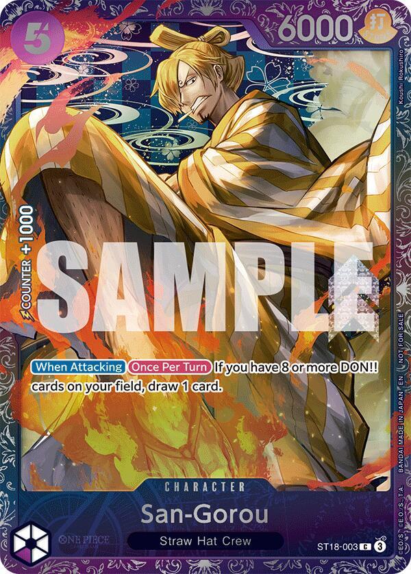 San-Gorou (Treasure Cup 2025) ST18-003 One Piece card