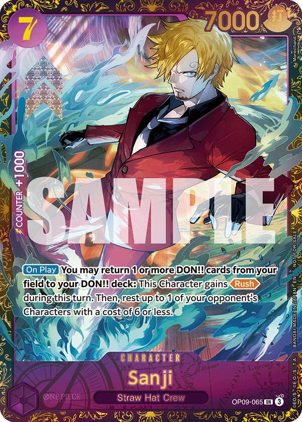 Sanji (Championship 25-26 Regionals Season 1) OP09-065 One Piece card