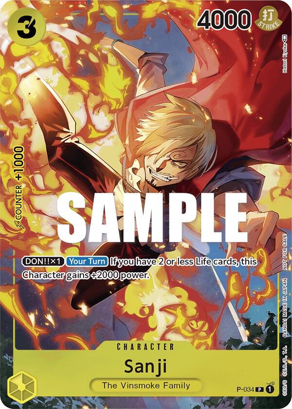 Sanji (Event Pack Vol. 2) P-034 One Piece card