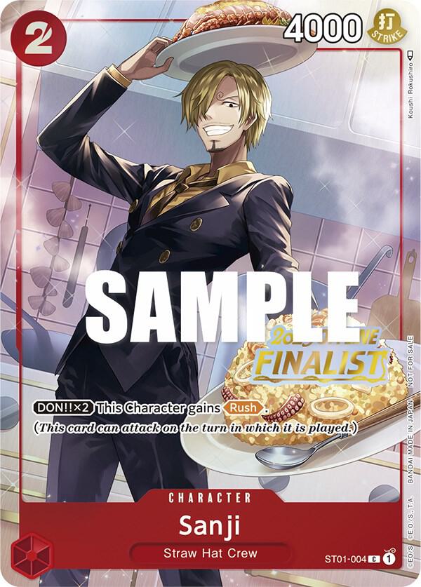 Sanji (Offline Regional 2023) [Finalist] ST01-004 One Piece card