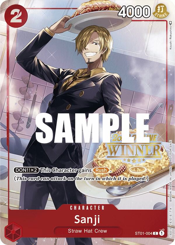 Sanji (Offline Regional 2023) [Winner] ST01-004 One Piece card