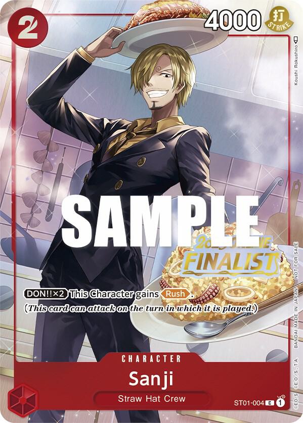 Sanji (Online Regional 2023) [Finalist] ST01-004 One Piece card
