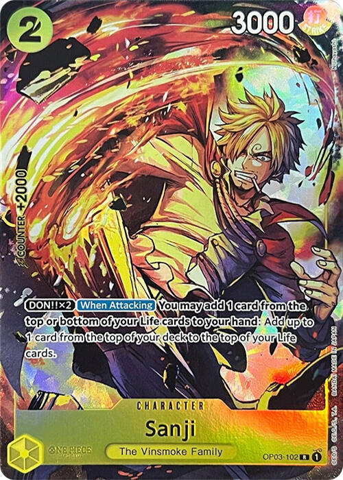 Sanji (Premium Card Collection -BANDAI CARD GAMES Fest. 23-24 Edition-) OP03-102 One Piece card