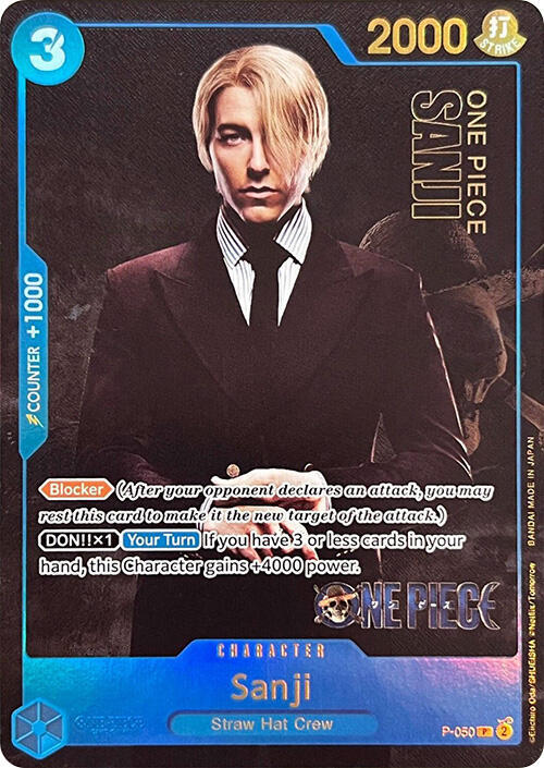 Sanji (Premium Card Collection -Live Action Edition-) P-050 One Piece card