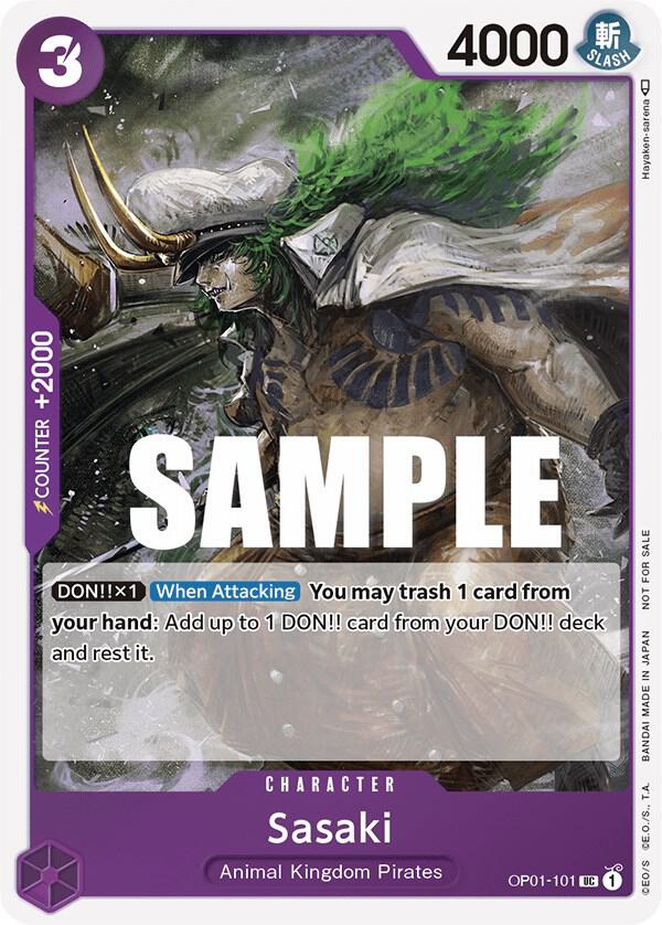Sasaki (Event Pack Vol. 2) OP01-101 One Piece card