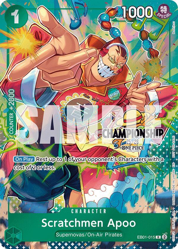 Scratchmen Apoo (CS 25-26 Celebration Pack) EB01-015 One Piece card