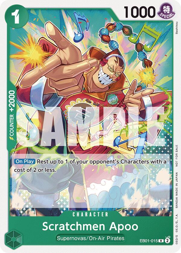Scratchmen Apoo (Tournament Pack 2025 Vol. 2) EB01-015 One Piece card