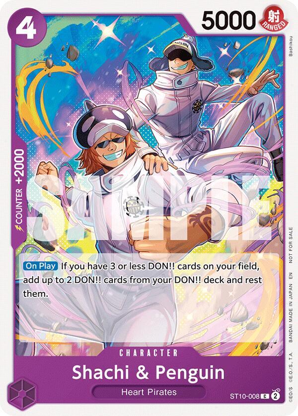 Shachi & Penguin (Tournament Pack 2025 Vol. 4) ST10-008 One Piece card