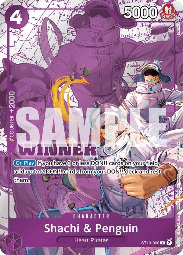 Shachi & Penguin (Winner Pack 2025 Vol. 4) ST10-008 One Piece card