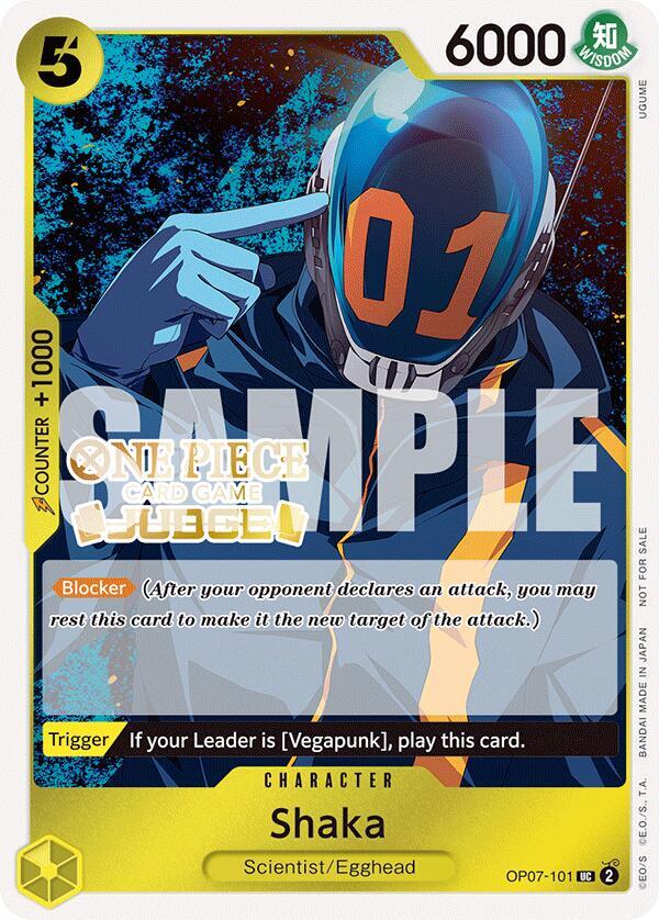 Shaka (Judge Pack Vol. 5) OP07-101 One Piece card