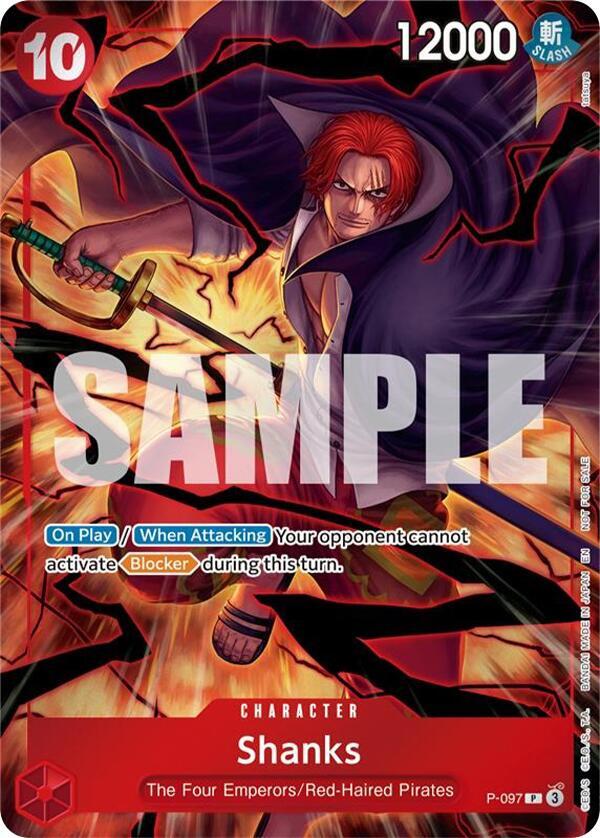 Shanks (Event Pack Vol. 8) P-097 One Piece card